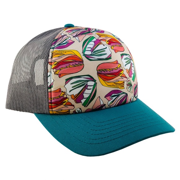Katherine Homes Title Nine Tulip Mesh Trucker Snap Back Hat - Picture 3 of 13
